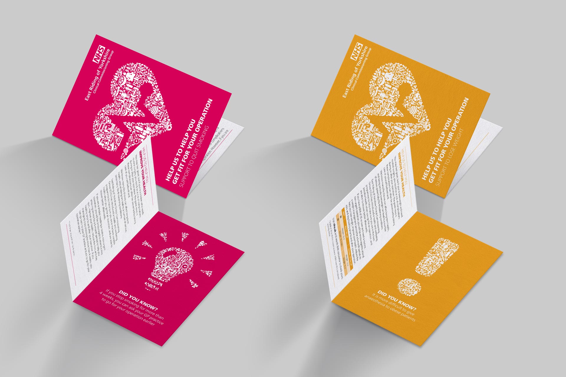 nhs brochures help us to help you