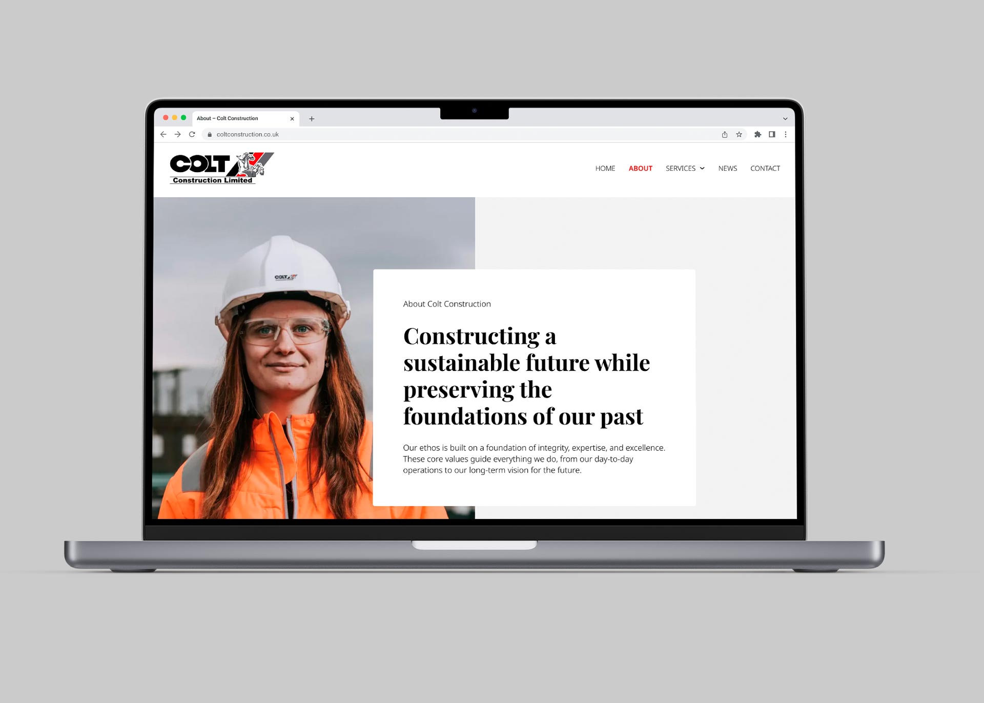 colt construction website